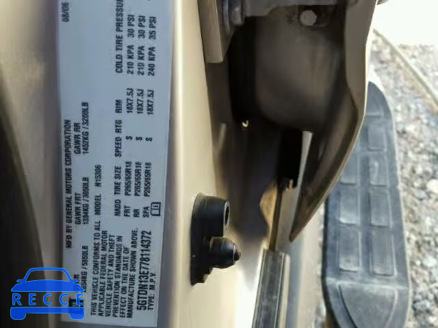 2007 HUMMER H3 SUV 5GTDN13E778114372 image 9