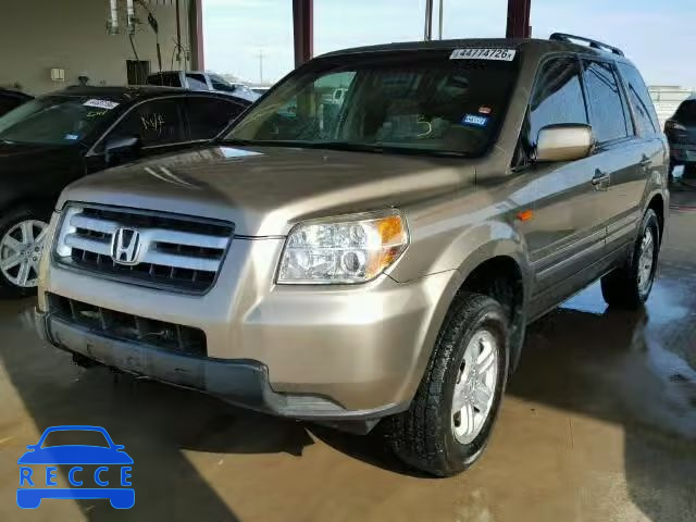 2008 HONDA PILOT VP 5FNYF28218B025845 image 1