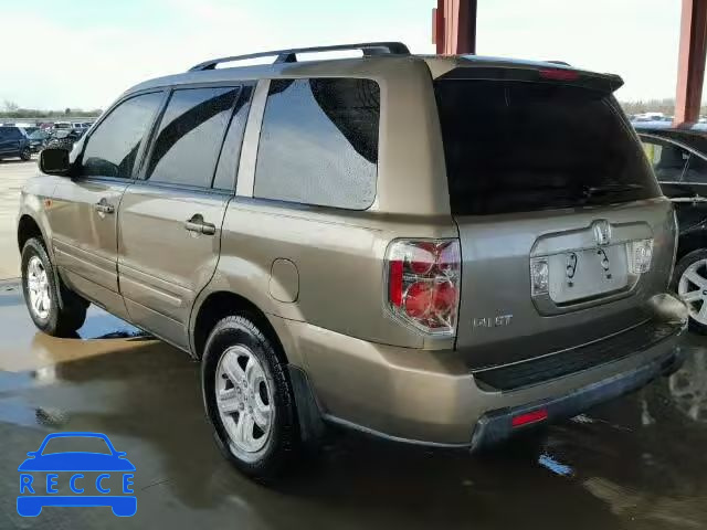 2008 HONDA PILOT VP 5FNYF28218B025845 image 2