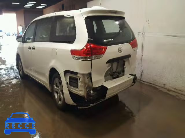 2011 TOYOTA SIENNA 5TDZK3DCXBS018237 image 2