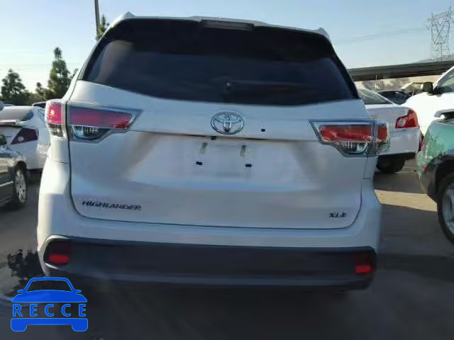 2014 TOYOTA HIGHLANDER 5TDKKRFHXES020281 image 9