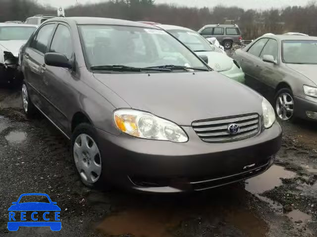 2003 TOYOTA COROLLA 2T1BR32E43C007763 Bild 0