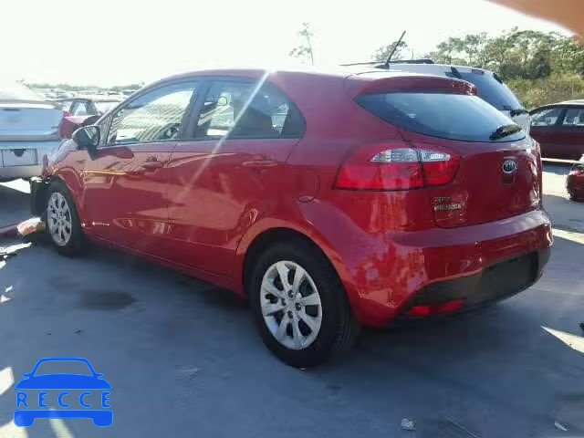 2012 KIA RIO LX KNADM5A31C6014211 image 2