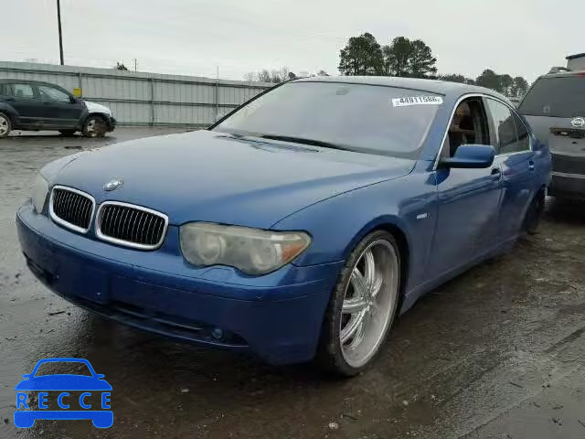 2003 BMW 745I WBAGL63463DP66204 зображення 1