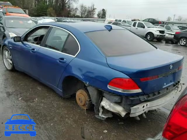 2003 BMW 745I WBAGL63463DP66204 image 2