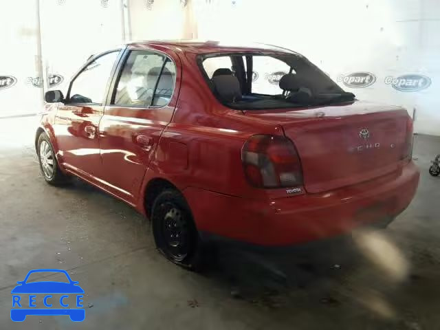 2002 TOYOTA ECHO JTDBT123X20251253 image 2