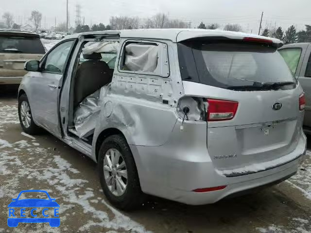 2016 KIA SEDONA L KNDMA5C12G6120390 image 2