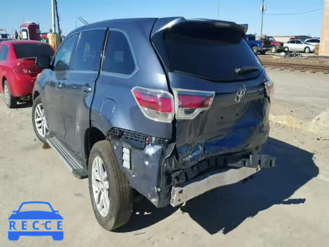 2014 TOYOTA HIGHLANDER 5TDZARFH5ES008427 image 2