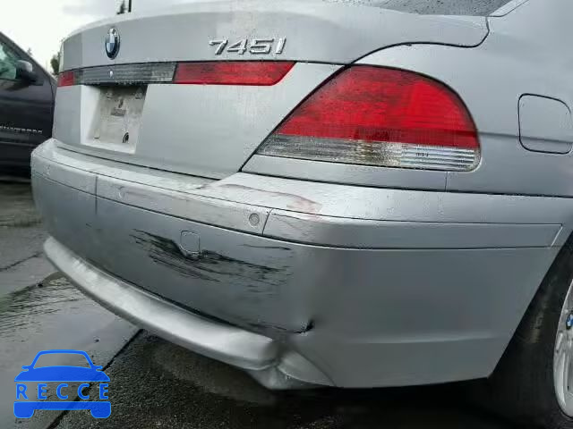 2005 BMW 745I WBAGL63575DP75991 image 9