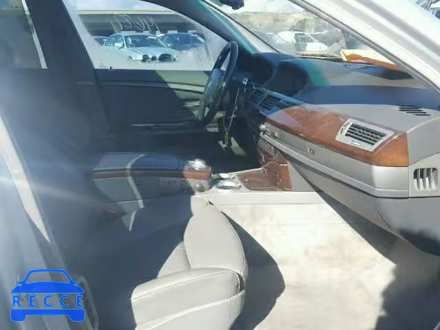 2005 BMW 745I WBAGL63575DP75991 image 4