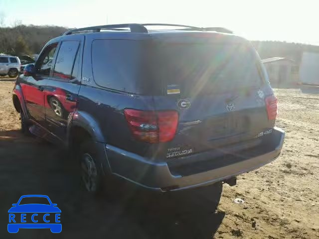 2003 TOYOTA SEQUOIA SR 5TDBT44A03S154073 зображення 2