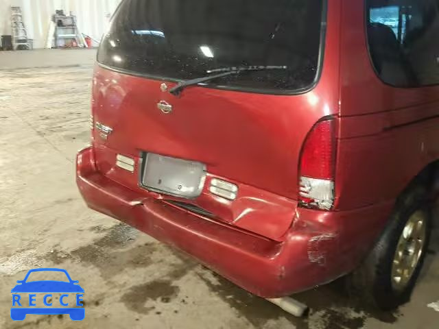 1998 NISSAN QUEST XE/G 4N2DN111XWD800528 Bild 8