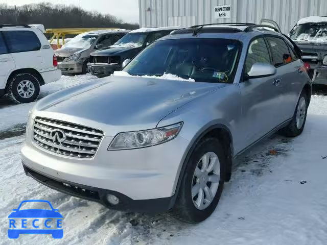 2004 INFINITI FX35 JNRAS08W74X210258 зображення 1