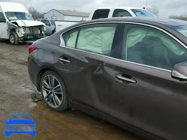 2014 INFINITI Q50 HYBRID JN1AV7AR6EM700720 image 9