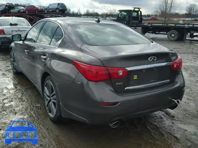 2014 INFINITI Q50 HYBRID JN1AV7AR6EM700720 image 2