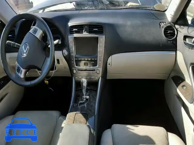 2012 LEXUS IS 250 JTHBF5C22C5158816 image 9