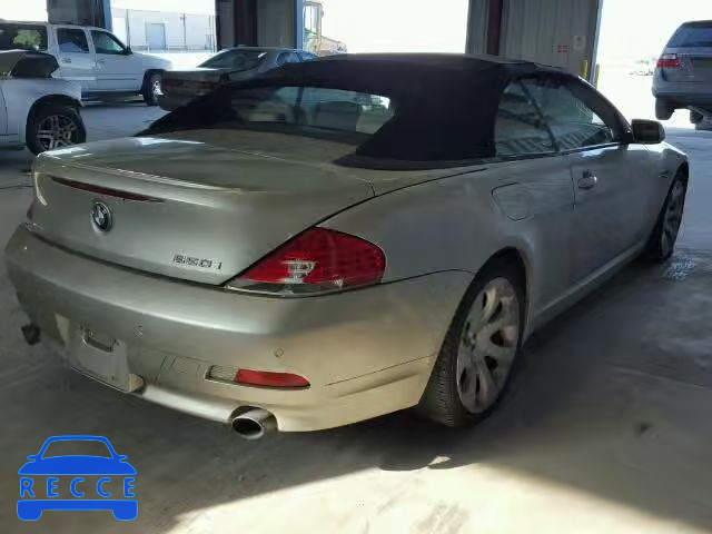 2006 BMW 650I WBAEK13486CN77027 зображення 3