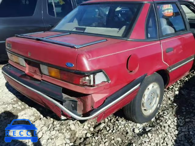 1991 FORD TEMPO GL 2FAPP36X2MB145647 image 9