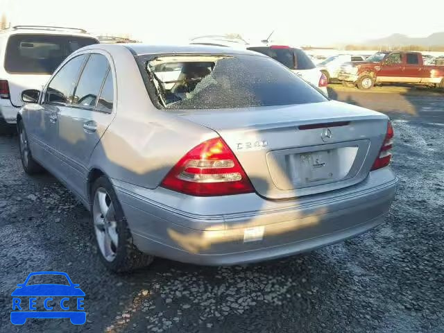 2004 MERCEDES-BENZ C240 WDBRF61J44E017763 image 2