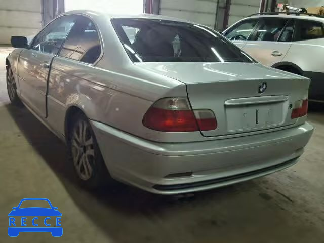 2002 BMW 325CI WBABN334X2PG56517 image 2