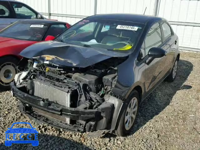 2012 KIA RIO LX KNADM5A39C6091697 image 1