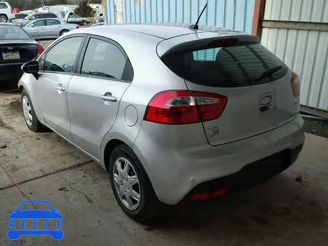 2012 KIA RIO LX KNADM5A32C6028232 image 2