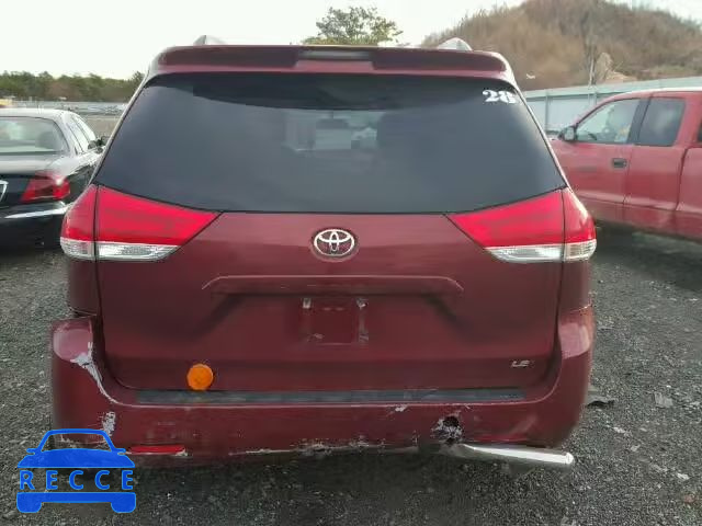 2012 TOYOTA SIENNA LE 5TDKK3DC3CS262007 image 9