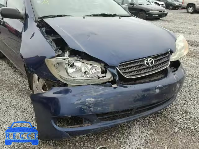 2005 TOYOTA COROLLA 1NXBR32E25Z496505 image 9