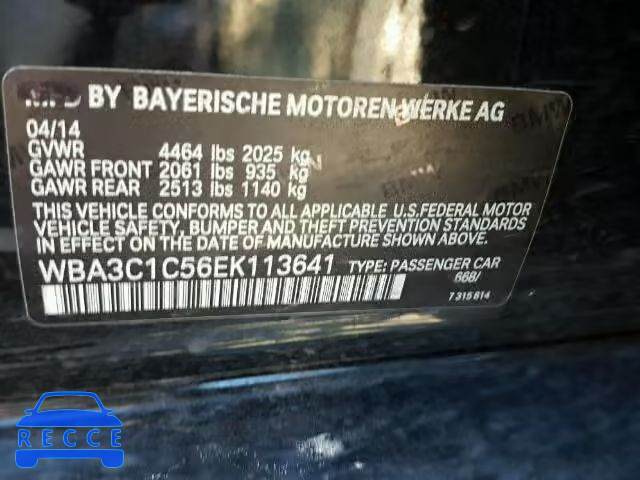 2014 BMW 328I SULEV WBA3C1C56EK113641 image 9
