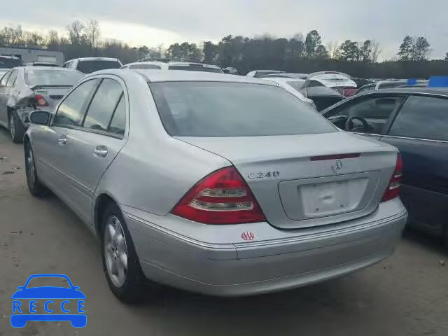 2004 MERCEDES-BENZ C240 WDBRF61J24E019172 зображення 2