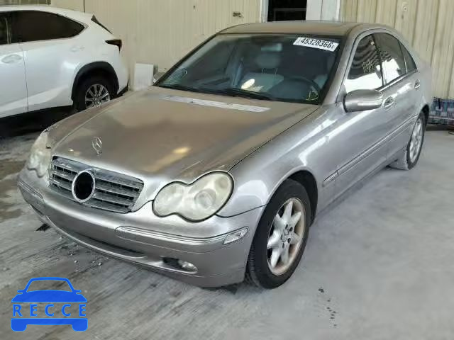 2004 MERCEDES-BENZ C240 WDBRF61J54F550781 зображення 1