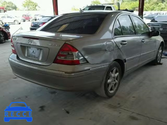 2004 MERCEDES-BENZ C240 WDBRF61J54F550781 зображення 3