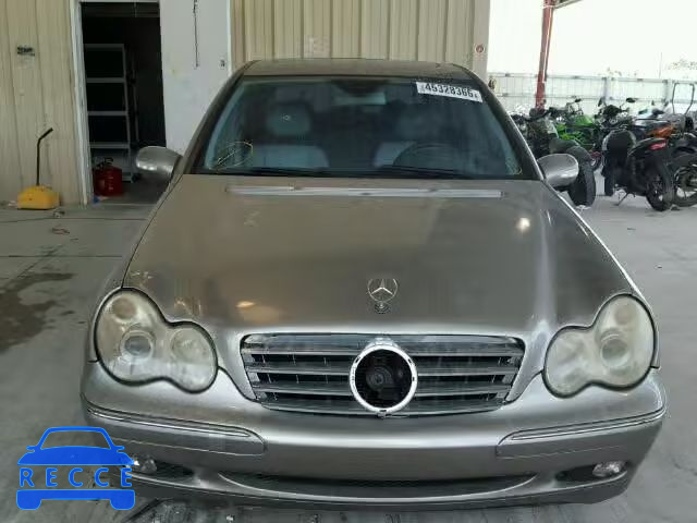 2004 MERCEDES-BENZ C240 WDBRF61J54F550781 зображення 8