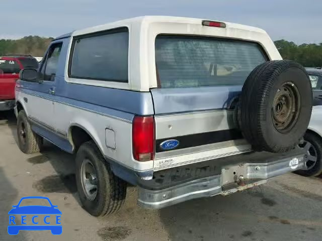 1996 FORD BRONCO 1FMEU15N9TLA82748 image 2