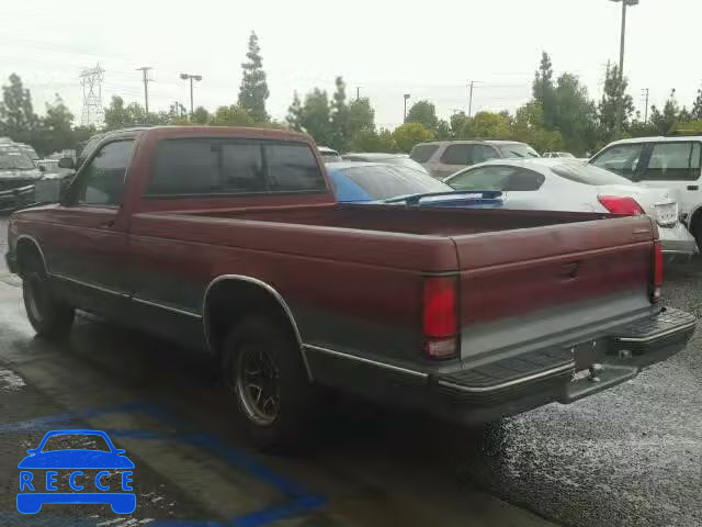 1993 CHEVROLET S10 1GCCS14Z8P8120999 image 2