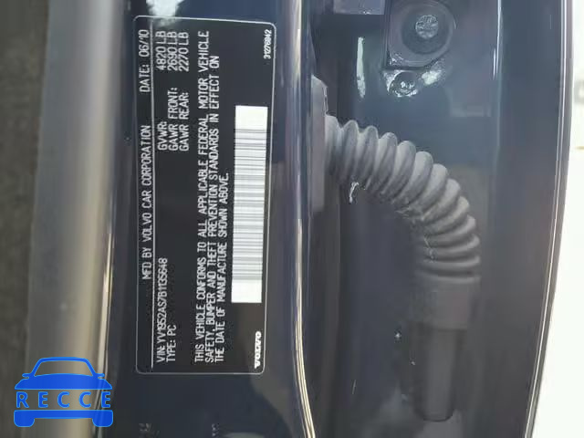 2011 VOLVO S80 3.2 YV1952AS7B1135648 image 9