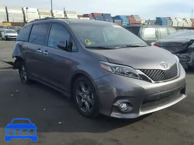 2017 TOYOTA SIENNA SE 5TDXZ3DC6HS774479 зображення 0