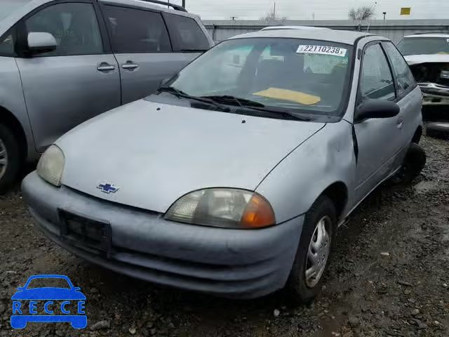 2000 CHEVROLET METRO 2C1MR226XY6701813 image 1