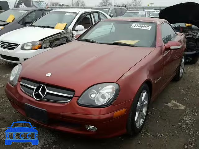 2002 MERCEDES-BENZ SLK 230 KO WDBKK49F32F252115 image 1