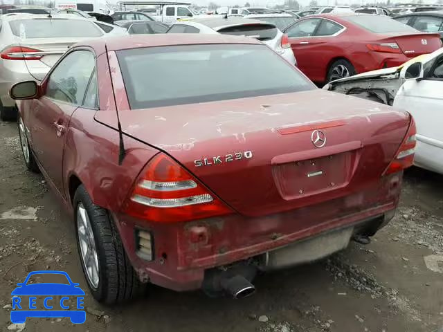 2002 MERCEDES-BENZ SLK 230 KO WDBKK49F32F252115 image 2