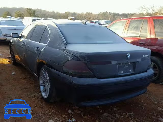 2005 BMW 745 I WBAGL635X5DP75323 Bild 2