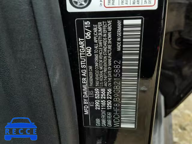 2016 MERCEDES-BENZ E 350 4MAT WDDHF8JB9GB215882 зображення 9