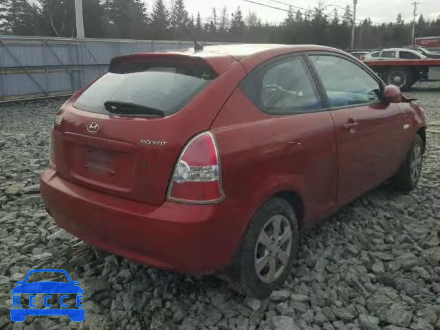 2008 HYUNDAI ACCENT BAS KMHCN35C48U098758 зображення 3