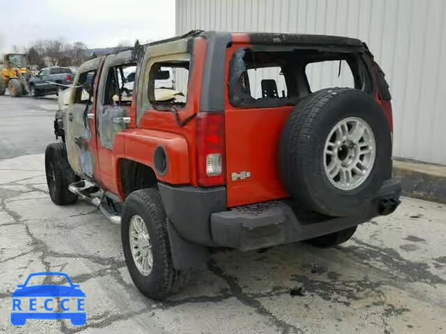 2008 HUMMER H3 LUXURY 5GTEN43E388192316 image 2