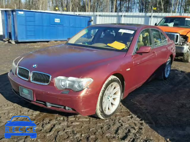 2003 BMW 745 I WBAGL63413DP63954 image 1