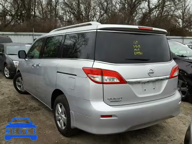 2014 NISSAN QUEST S JN8AE2KP7E9104956 Bild 2