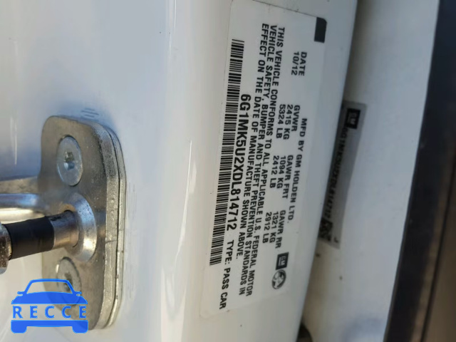 2013 CHEVROLET CAPRICE PO 6G1MK5U2XDL814712 image 9