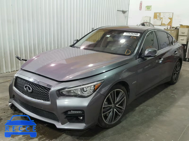 2015 INFINITI Q50 HYBRID JN1AV7AR7FM850420 image 1