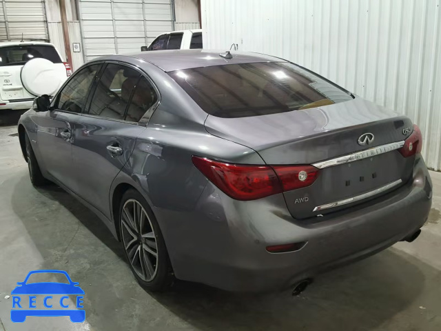2015 INFINITI Q50 HYBRID JN1AV7AR7FM850420 image 2