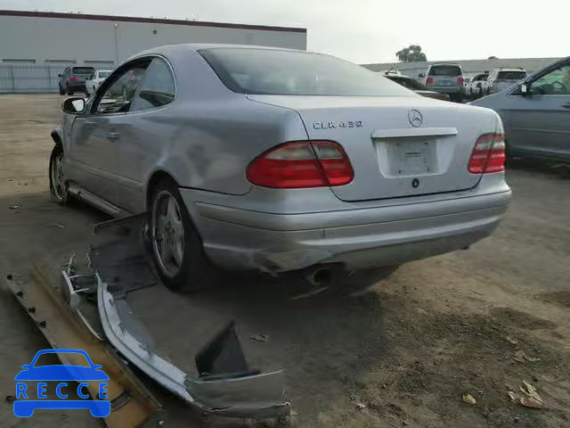 1999 MERCEDES-BENZ CLK 430 WDBLJ70G8XF060002 image 2